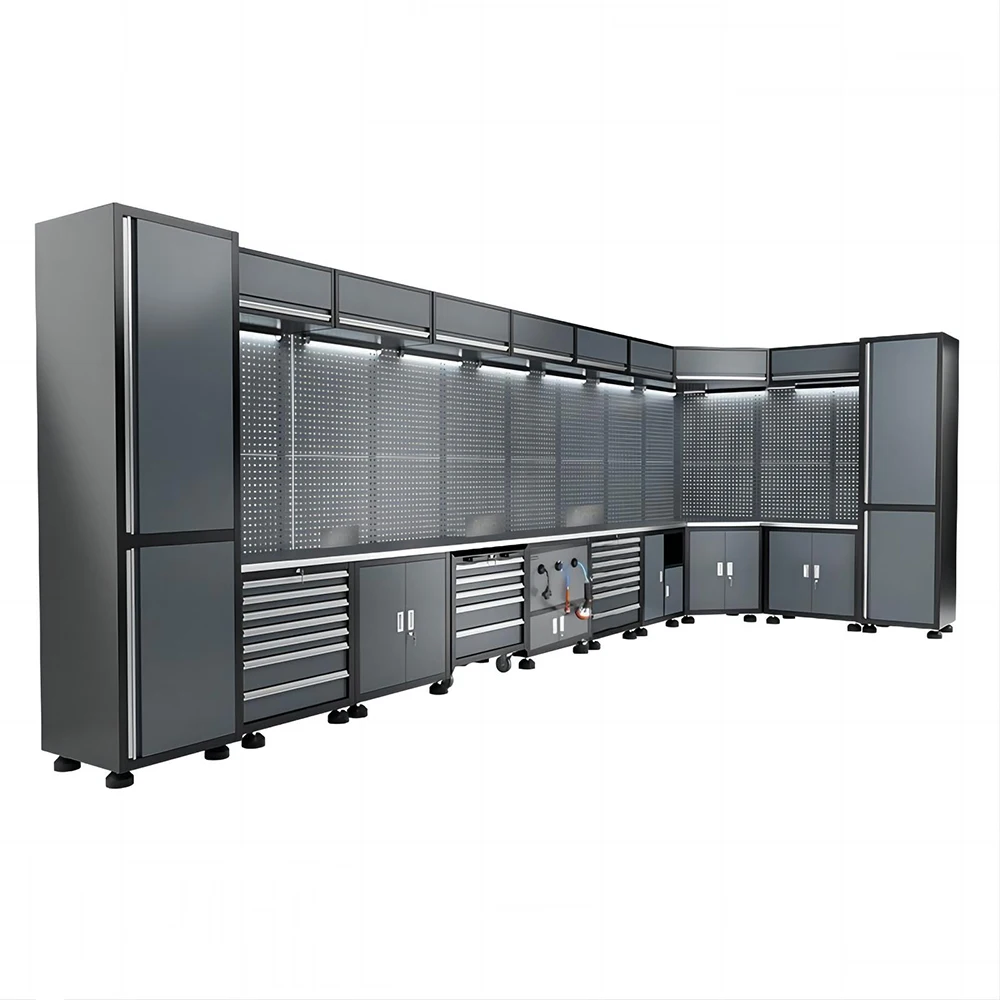 Modern Modular Tool Cabinet Steel Storage Workbench Heavy Duty Garage Tool Chest Customizable Oem