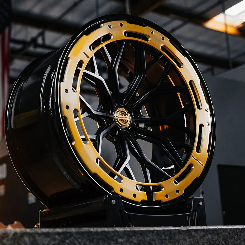 Monoblock/2 Piece Bronze Forged 15 18 20 21 22 24 26inch Car Wheels 5x114.3 5x112 5x130 For Luxury