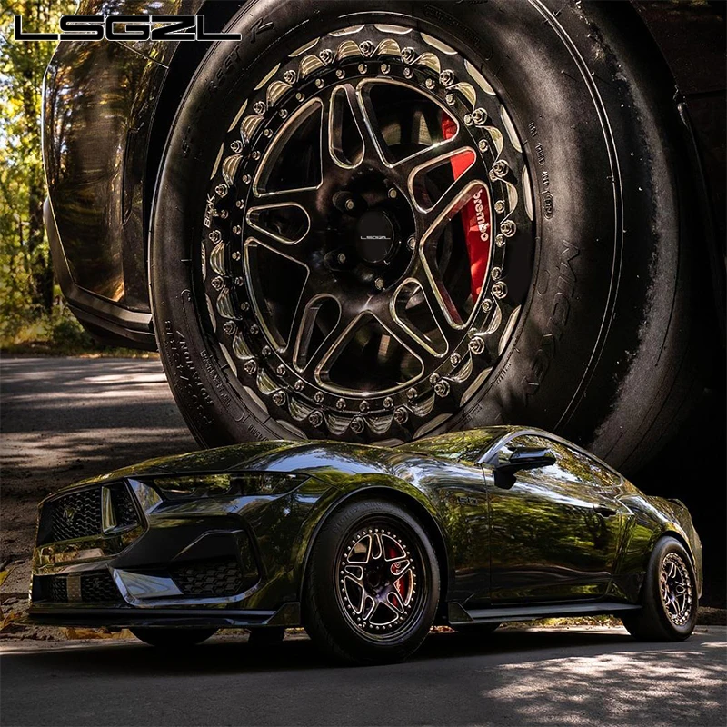 Monoblock Ring Forged Wheel 15 18 20 22 24 26 Inch Wheel Beadlock Rim 5x114.3 5x130 6x139.7 For C8