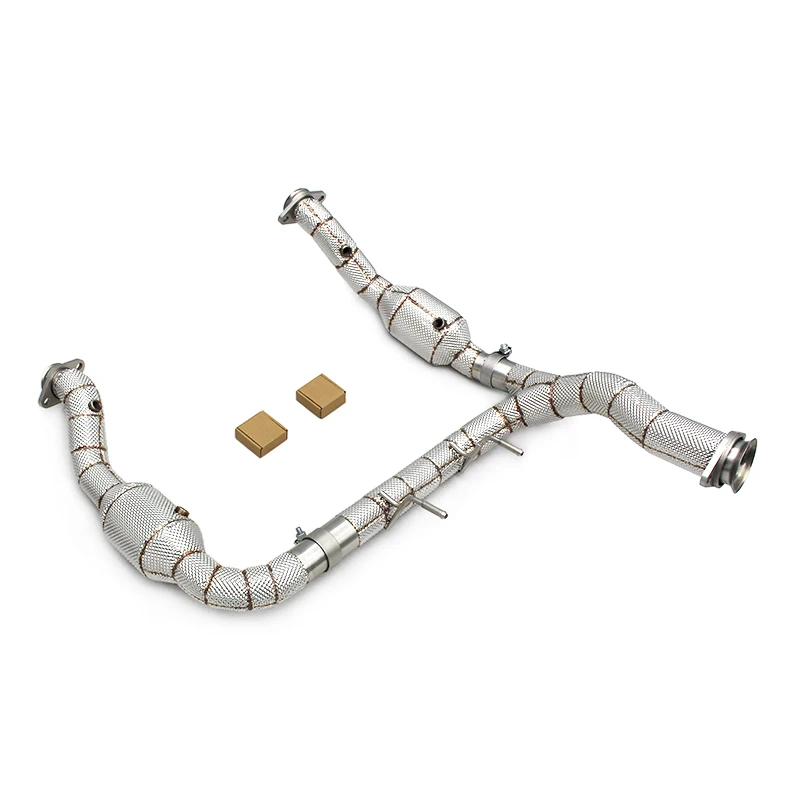 Obm 304l Stainless Steel Exhaust Downpipe For Ford F150 3.5tt 2015-2023 Exhaust Pipe High Flow Pipe