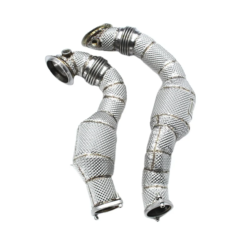 Oem Catted Downpipe For BMW Th7 730/740 N54 F02 3.0t 2009-2015 High Flow Exhaust Downpipe Stainless