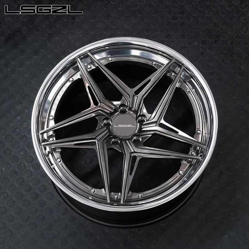 Oem Forged Alloy Beadlock Wheel 5 6 Lug Bolt 5x130 5x112 17 19 20 22 24 Inch Rims Sport Car Wheels