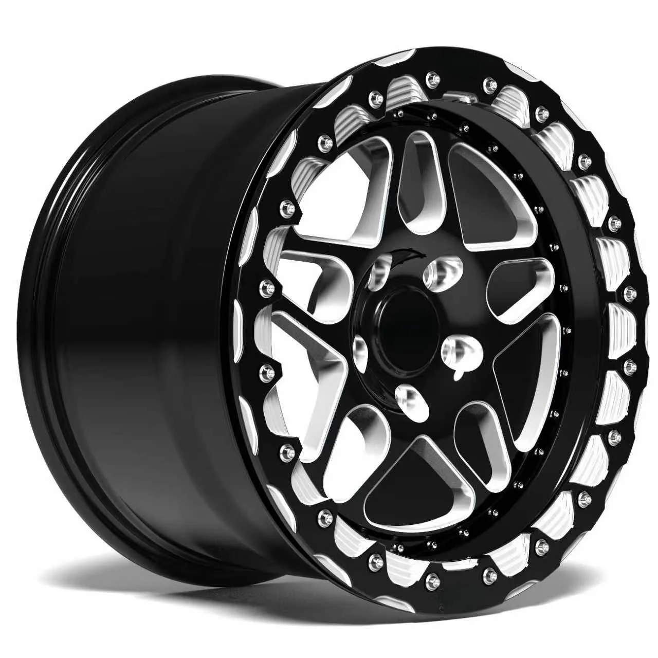 Oem Forged Beadlock Wheel 5 Lug Bolt Patterns 15x10 18x5 17x10 20 Inch For Ford Mustang C7 C8