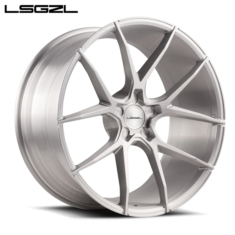 Oem Forged Chrome Concave Brush Deep Dish Sport Car Wheels 19-22 Inch Alloy Rims For Audi Luxury