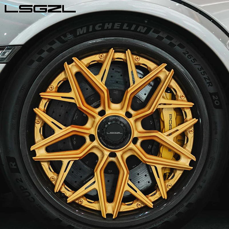 Oem Forged Concave Carbon Fiber Wheel 5x114.3 5x130 5x120 18-22 Inch Deep Dish Sport For BMW Gtr C8