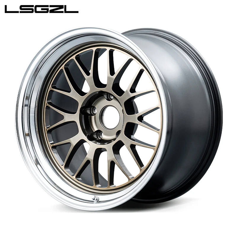Oem Forged Monoblack 2-piece Wheel 5x114.3 5x130 5x120 Rim Spoke Wire Chrome Concave For BMW Audi