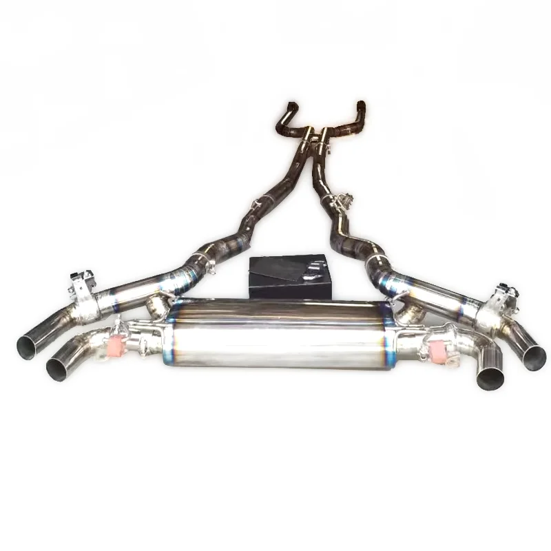 Oem Performance Valve Catback Exhaust For BMW Th7 750 4.0t G12 2018-2022 Titanium Exhaust Pipe