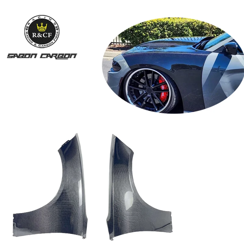 OEM Style Carbon Fiber Fenders Narrow Body For Dodge Charger 2015-2023