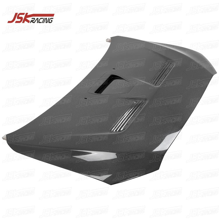 Oem Style Carbon Fiber Hood For 2008-2015 Mitsubishi Lancer Evolution Evo 10