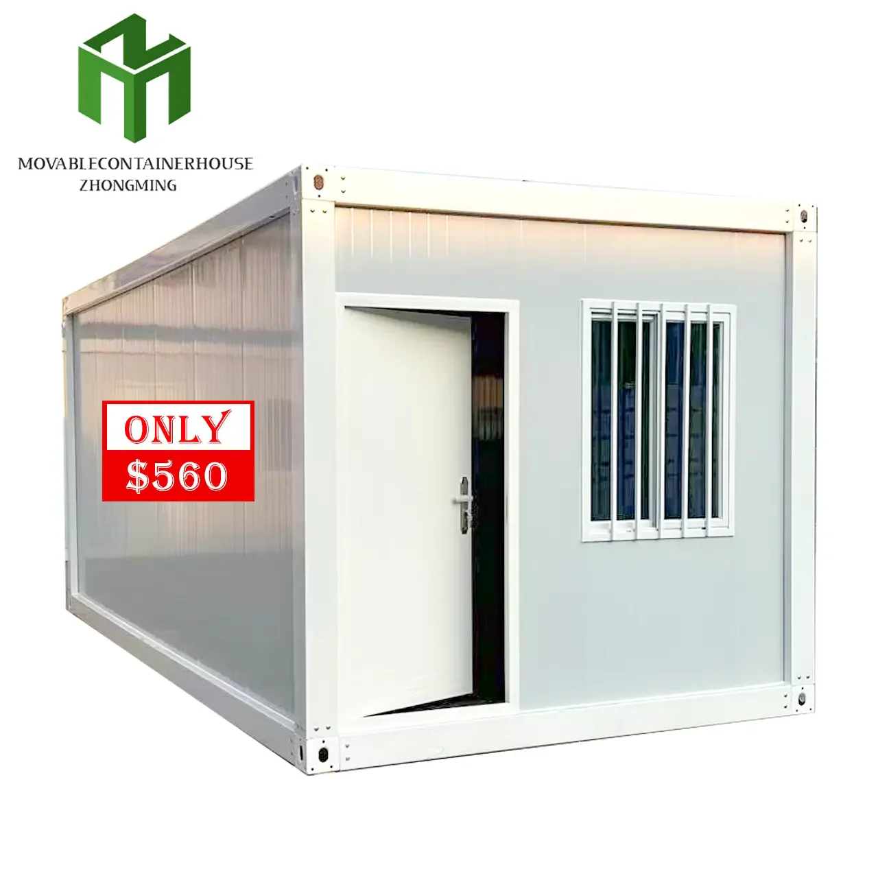 Official Movable 20ft Steel Container For Tiny House Home Garage-versatile Use For Office Shop