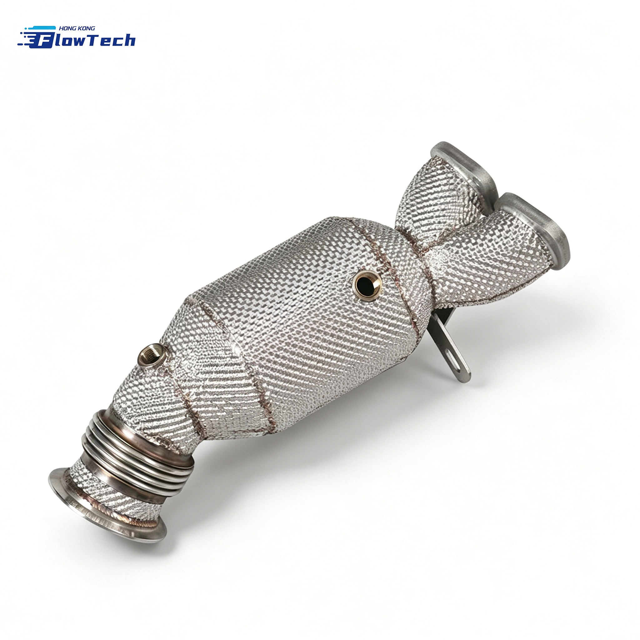 Performance Racing Downpipe for BMW E92 335i N55 3.0T with Heat Shield TIG Welded Direct Fit Exhaust