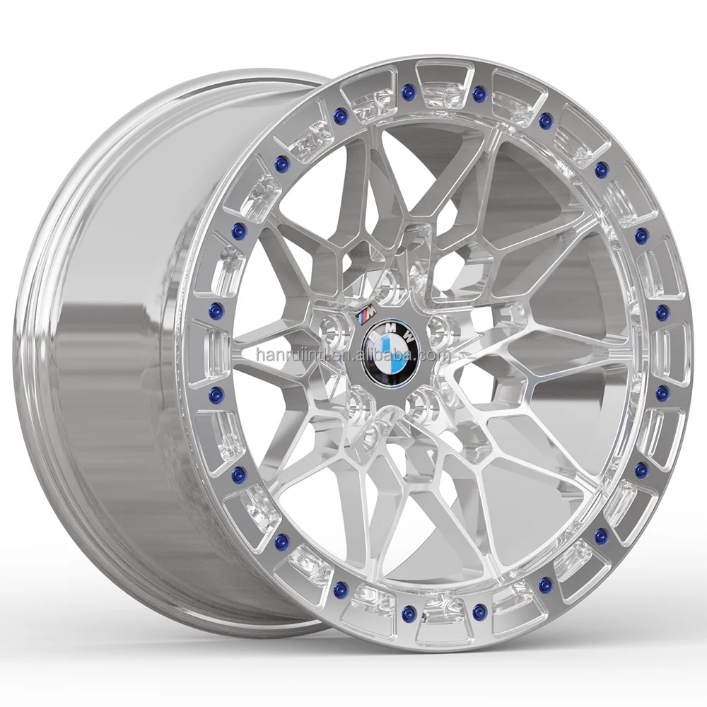 Polish Real Beadlock Drag Forged For BMW M3 M4 F30 F80 G20 G21 G22 G23 G80 G82 5x112 Wheel 17 18 19