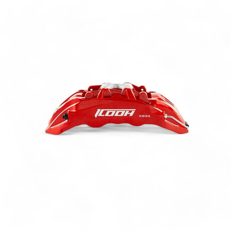 Porsche 718 ICOOH IC6 Red Brake Conversion Kit - Racing Calipers + Vented Disc | Big Brakes & Red Calipers