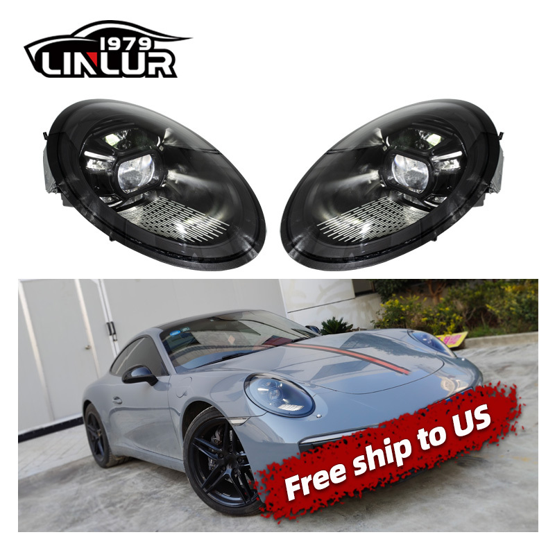 Porsche 911 991 2012-2018 Headlight Upgrade To 2023 992 PDLS Matrix LED