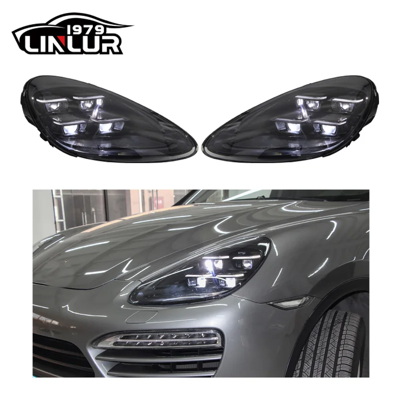 Porsche Cayenne 958.1 2011-2014 Headlight Upgrade To 2025 PDLS Matrix LED