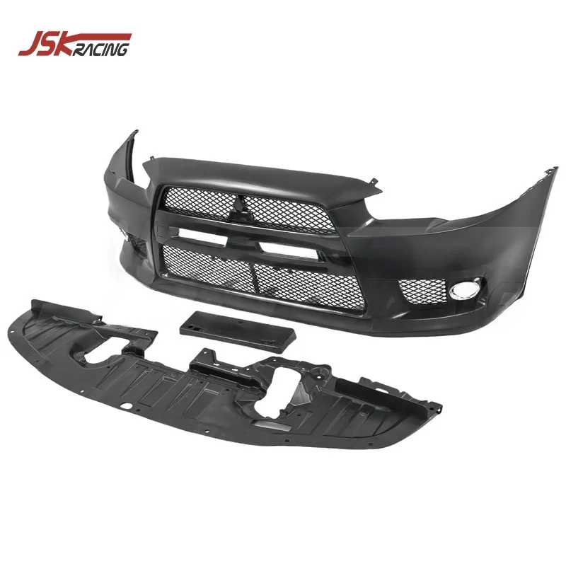 Pp Front Bumper For 2008-2012 Mitsubishi Lancer Ex Upgrade To Evo 10 B Style