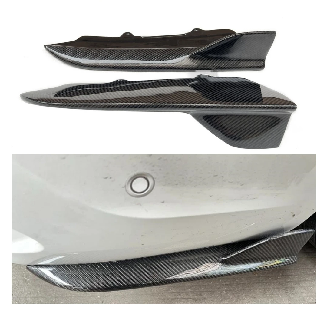 Rear Bumper Splitter For BMW G20 G28 Pre Lci 2019+ Carbon Fiber Side Splitter Winglet Otd Ap Style