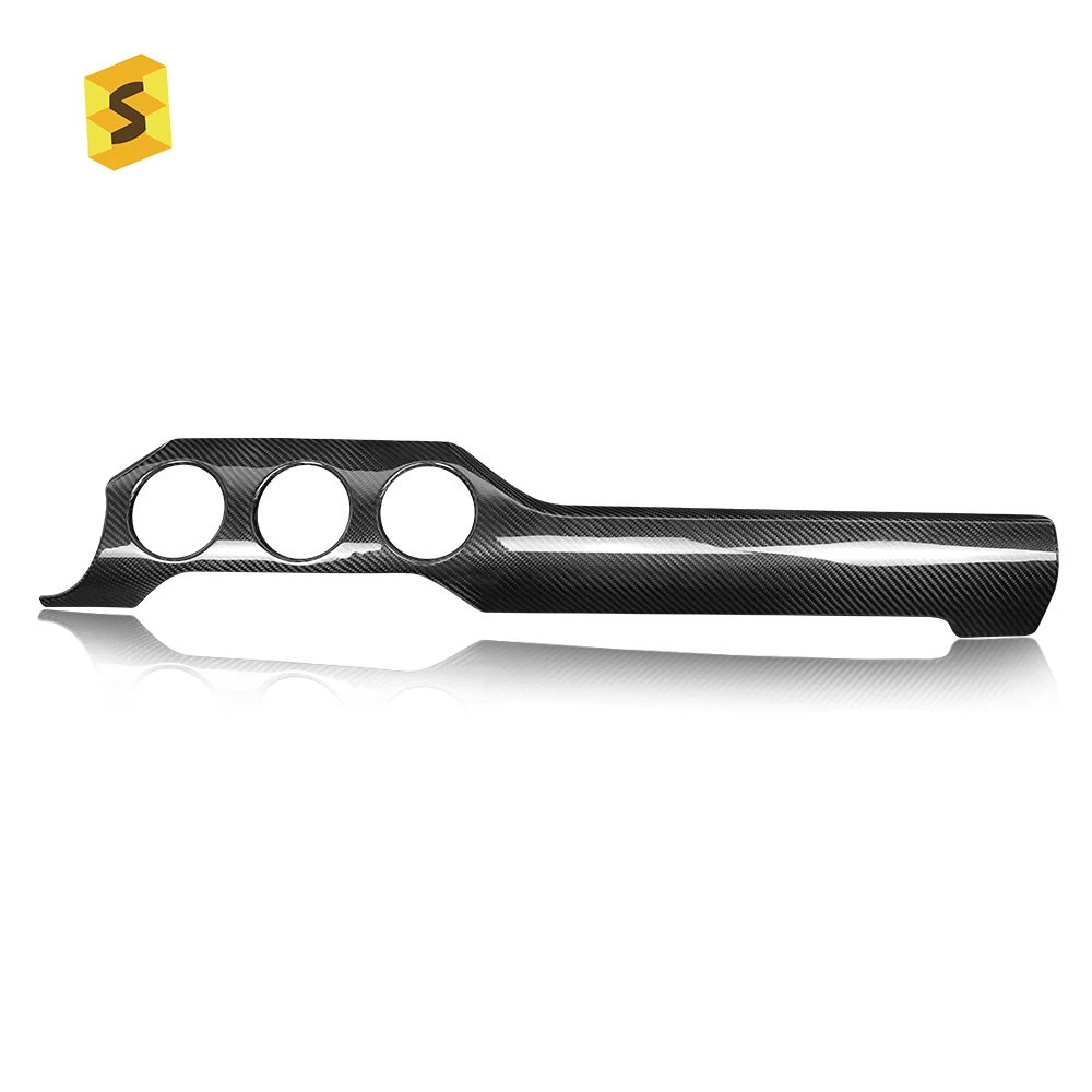 Shasha Carbon Fiber Real Dry Carbon Interior Trim For Ford Mustang 2015-2023