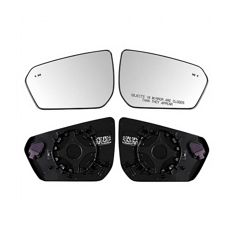 Side Rearview Mirror Glass Lens with Blind Spot Monitor Light for Chevrolet Trailblazer / GMC Terrain 2018-2023