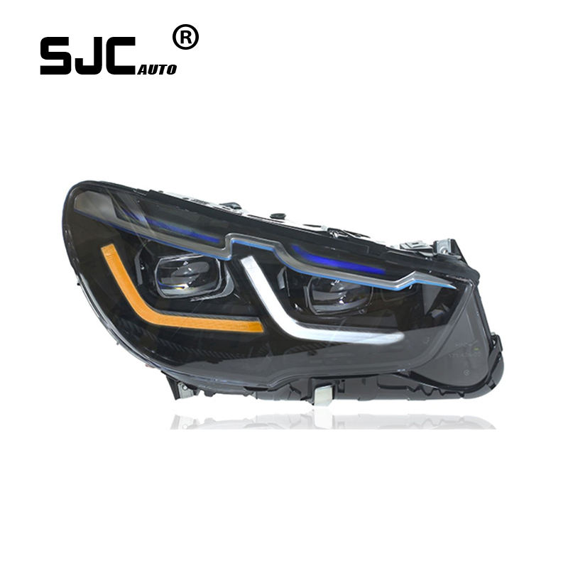 SJC Auto new-style dual snake-eye-style headlights for BMW — closest new-style set for 2010 BMW 550i GT (F07)