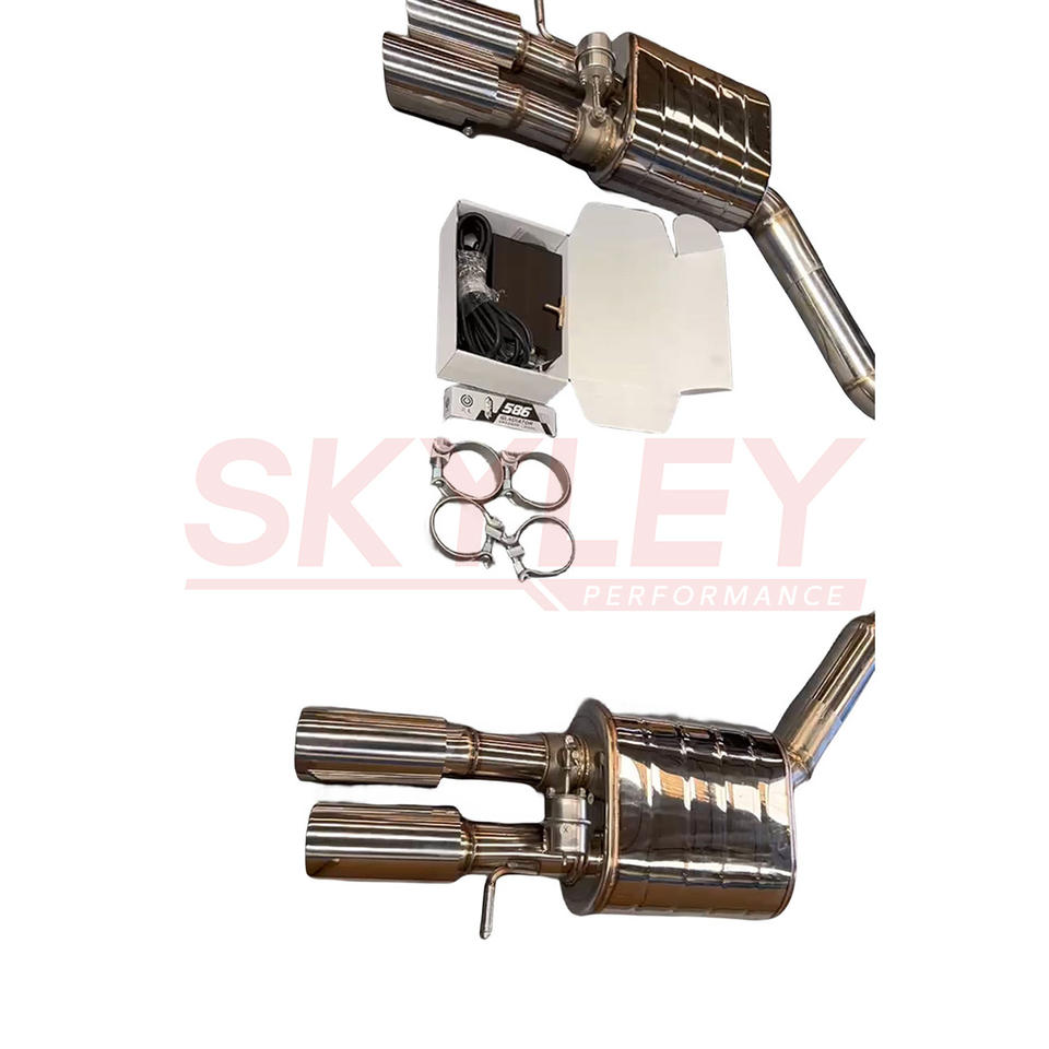 Skyley Valved Catback Exhaust System for Audi A8 S8 D2 D3 D4 D5 W12 Engine — photo 2