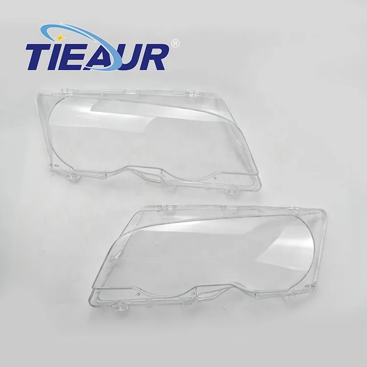 Tieaur Auto Lighting System Transparent Plastic Glass Old Style Headlight Headlamp Head Light Lens