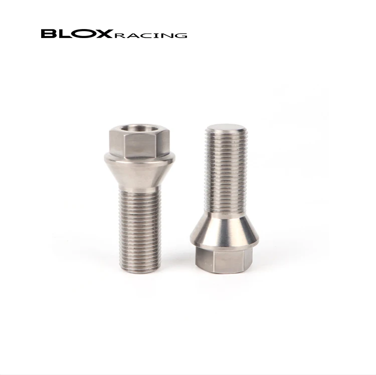 Titanium Alloy Wheel Bolts High Strength Anti-corrosion Extreme Temperature Resistance Wheel Screws Suit For Audi Benz BMW Vw