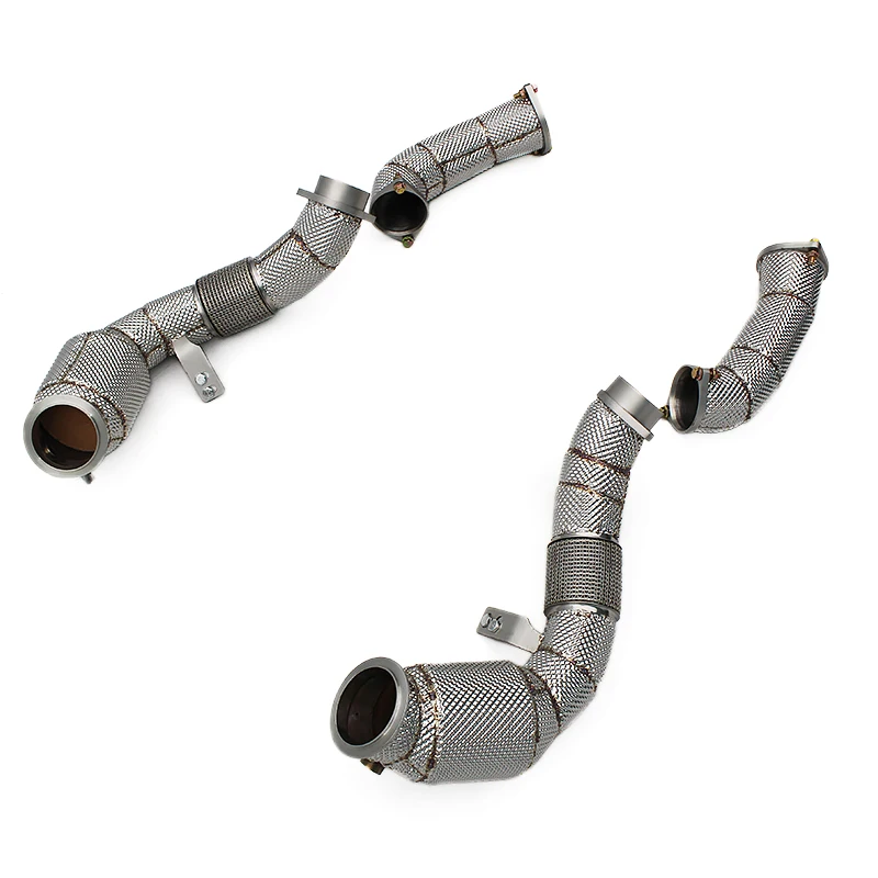 Tuning Exhaust Pipe For BMW M5/m6 F90 Lci 4.4tt 2018-2024 Racing Sport Header With 100/200/300cell