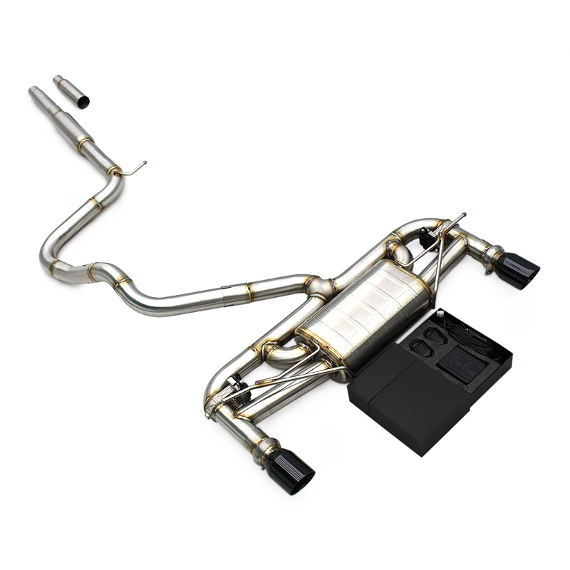 Tuning Valvetronic Catback Exhaust For Vw Golf 7/7.5 Mk7/mk7.5 1.4t 2014-2020 Stainless Steel