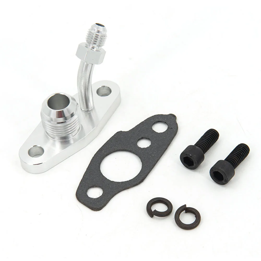 Turbine Oil Return Feed & Drain Flange For Toyota Ct20 Ct26 4an 10an