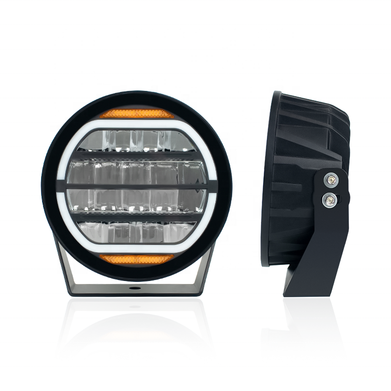 Universal LED Work Driving Lights - 5/7/9 Inch, Spot/Amber, Off-Road | LED Pods & Ditch Lights — photo 2