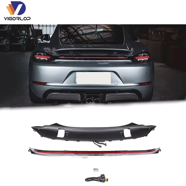 Upgrade Clear Or Red Lens 6v Rear Tail Light 997 Led Tail Lights For Porsche 718 982 Cayman & Boxster