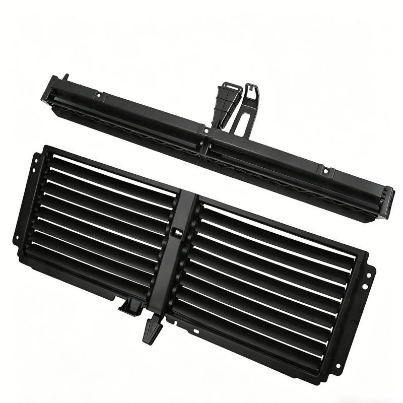Upper + Lower Grille Shutter Set, Black, for GMC Terrain 2018-2019 — photo 2