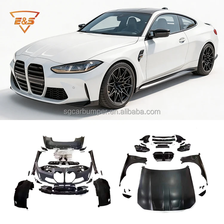 Wholesale Price Bodykit For F30 Old Upgrade To New M3 G80 Wide Body Kit Bumpers Lights Hood Fenders Exhaust For BMW 3 Series F30