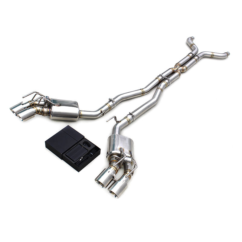 YK Catback for Chevrolet Camaro SS 6.2L 2010-2017 Upgrade Valved Catback Exhaust Cat Back Muffler Pipes with Remote Controller
