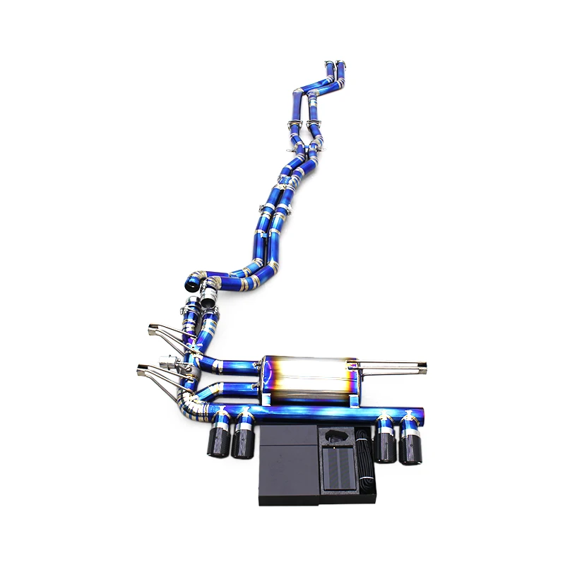 Yooking Titanium Catback Exhaust For BMW M3 E46 2004-2006 Racing Valved Sport Muffler Exhaust