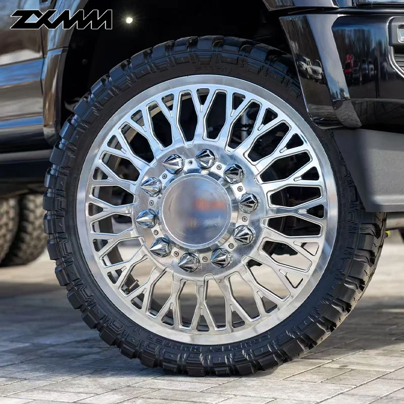 Zxmm Dually Oem Forged Wheels Pcd 6x5.5 8x170 8x6.5 8x200 8x210 10x225 10 Lug Truck 20 22 24 26 28 30inch For 3500 F350